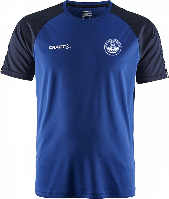 Craft - Dragsholm Svømmeklub T-Shirt Men - Club Cobolt & granatowy