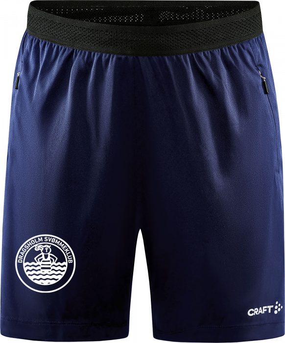Craft - Dragsholm Svømmeklub Shorts W. Pockets Women - Marineblauw & zwart